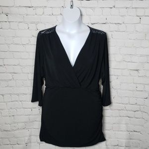 Torrid - Black Lacy Back Blouse 💘